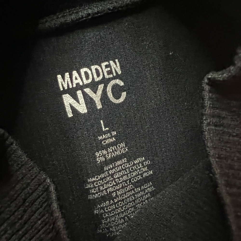 Madden NYC Sleeveless Mock Neck Dress *NWT* size L - Picture 5 of 6